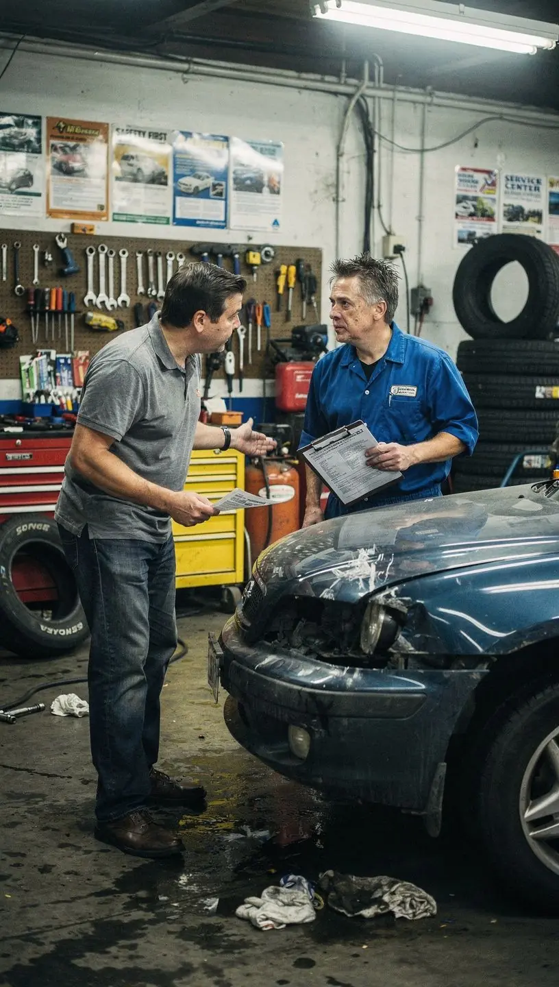 Zbliżenie na formularz ubezpieczeniowy z zaznaczonymi zniżkami.